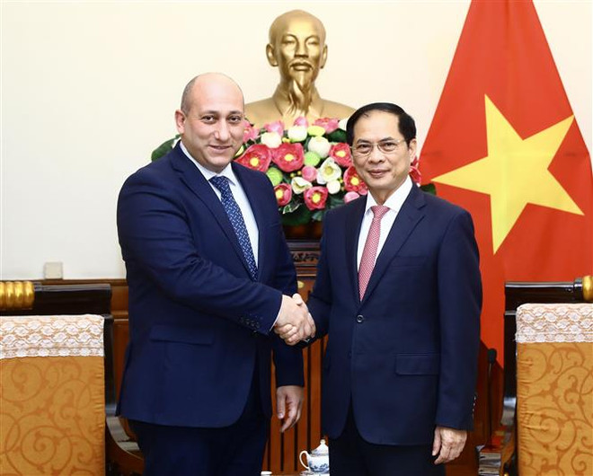 Việt Nam mong muốn tiếp tục phát triển hợp tác nhiều mặt với Gruzia ảnh 1