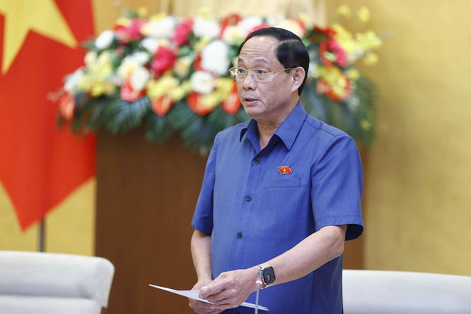 Phó Chủ tịch Quốc hội Trần Quang Phương phát biểu. (Ảnh: Doãn Tấn/TTXVN) Tháo gỡ khó khăn trong triển khai các Chương trình mục tiêu Quốc gia ảnh 1