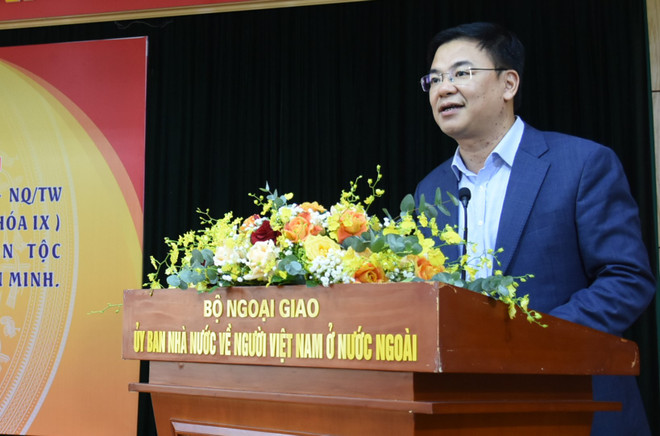 Thứ trưởng Bộ Ngoại giao Phạm Quang Hiệu, Chủ nhiệm Ủy ban Nhà nước về người Việt Nam ở nước ngoài, chủ trì Hội nghị. Tăng cường công tác đại đoàn kết với người Việt Nam ở nước ngoài ảnh 1