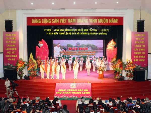 Đại hội “Cháu ngoan Bác Hồ - Chủ nhân Thăng Long” năm 2015 ảnh 1