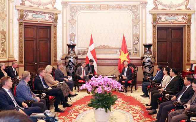 Lãnh đạo Thành phố Hồ Chí Minh tiếp Thái tử kế vị Đan Mạch ảnh 1