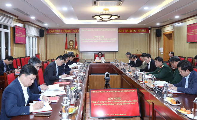 Tiểu ban Bảo vệ chính trị nội bộ TW họp phiên thứ nhất năm 2023 ảnh 1