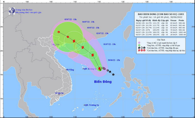 Theo dõi sát và không mất cảnh giác với bão số 1 gây ra ảnh 1