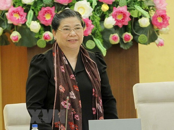 Phó Chủ tịch Thường trực Quốc hội Tòng Thị Phóng. (Ảnh: Văn Điệp/TTXVN) Nâng cao vai trò của nghị viện thúc đẩy hòa bình, an ninh khu vực ảnh 1