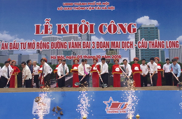 Hơn 3.000 tỷ đồng mở rộng vành đai 3 đoạn Mai Dịch-cầu Thăng Long ảnh 1