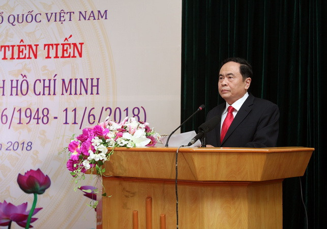 Mỗi cán bộ Mặt trận phải là tấm gương để mọi người noi theo ảnh 1