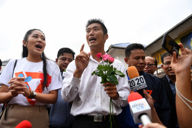 Biểu tình tại Thái Lan theo lời kêu gọi của đảng Tương lai mới ảnh 1