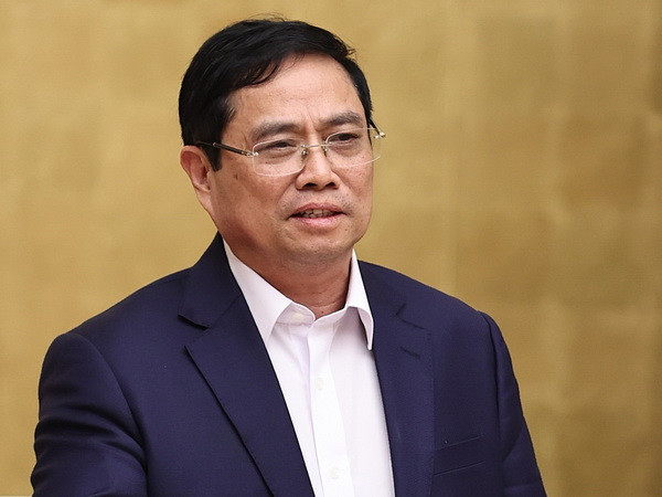 Thủ tướng Phạm Minh Chính được Quốc hội phê chuẩn là Phó Chủ tịch Hội đồng Quốc phòng và An ninh. (Ảnh: Dương Giang/TTXVN) Nghị quyết phê chuẩn Phó Chủ tịch, Ủy viên Hội đồng Quốc phòng-An ninh ảnh 1