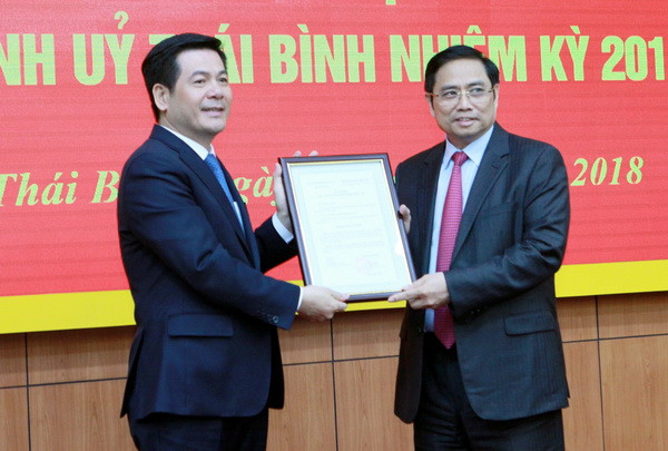 Ông Nguyễn Hồng Diên đảm nhiệm cương vị Bí thư Tỉnh ủy Thái Bình ảnh 1