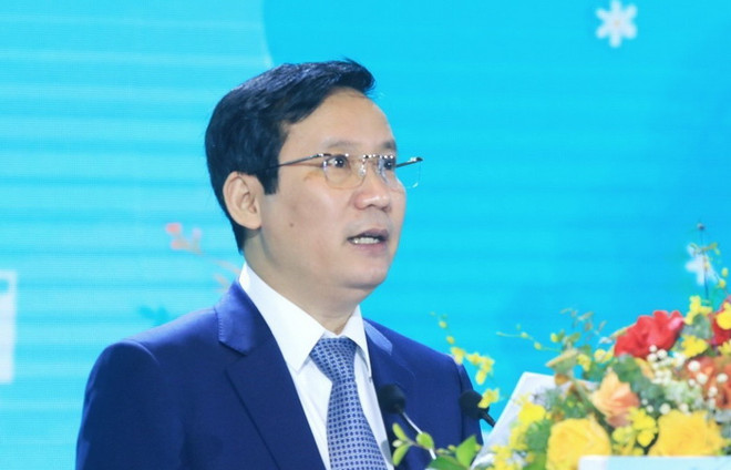 Chủ tịch VCCI Phạm Tấn Công phát biểu tại Diễn đàn. (Ảnh: Tuấn Anh/TTXVN) VCCI công bố sáu Quy tắc đạo đức doanh nhân Việt Nam ảnh 1