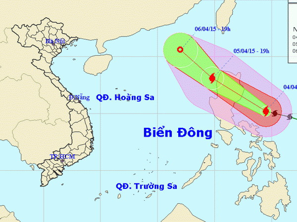 Bão Maysak có khả năng đi vào Biển Đông từ chiều tối mai ảnh 1