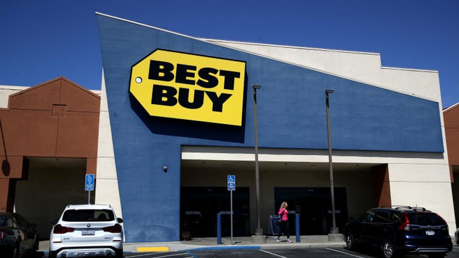 Một cửa hàng của Best Buy ở San Bruno, California. (Nguồn: Getty Images) Nhà bán lẻ điện tử Best Buy sa thải 5.000 nhân viên toàn thời gian ảnh 1
