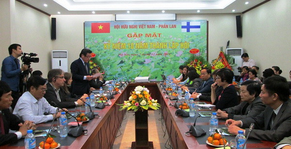 Toàn cảnh Lễ kỷ niệm 10 năm thành lập Hội hữu nghị Việt Nam-Phần Lan. (Nguồn: dangcongsan.vn) Tăng cường hợp tác hữu nghị giữa Việt Nam và Phần Lan ảnh 1