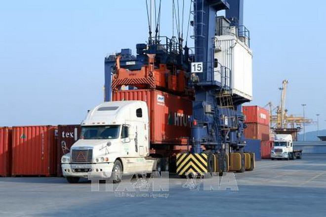 Cảng Cái Lân, thành phố Hạ Long, tỉnh Quảng Ninh. (Ảnh: Hoàng Hùng/TTXVN) Quảng Ninh: Bốc xếp 113.000 tấn hàng rời thông qua cảng Cái Lân ảnh 1
