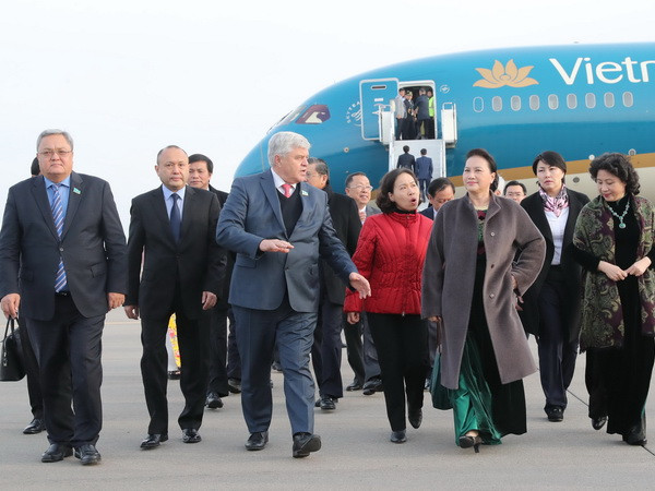 Chủ tịch Quốc hội Nguyễn Thị Kim Ngân bắt đầu thăm Kazakhstan ảnh 4