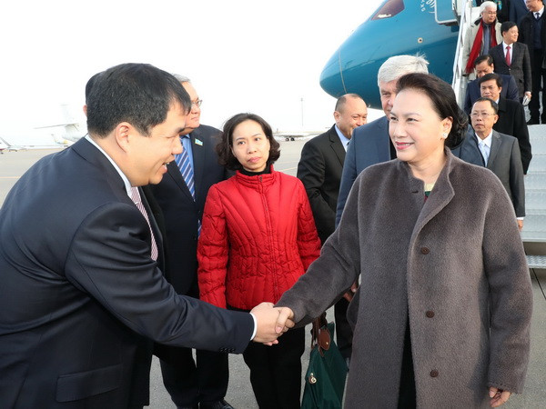 Chủ tịch Quốc hội Nguyễn Thị Kim Ngân bắt đầu thăm Kazakhstan ảnh 1