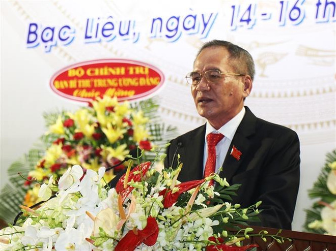 Ông Lữ Văn Hùng tái đắc cử Bí thư Tỉnh ủy Bạc Liêu ảnh 1