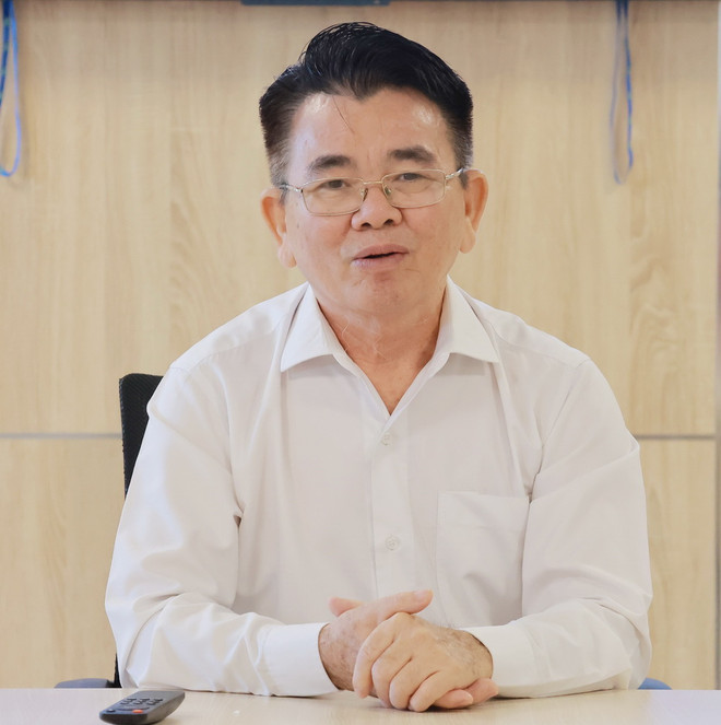 Bác sỹ Đào Cảnh Tuất, Chủ tịch Hội đồng quản trị Công ty Cổ phần Bệnh viện Vạn Phúc City, Phó Chủ tịch Hiệp hội bệnh viện tư nhân Việt Nam. (Ảnh: Đinh Hằng/TTXVN) ttxvn_y_te_tu_nhan2.jpg