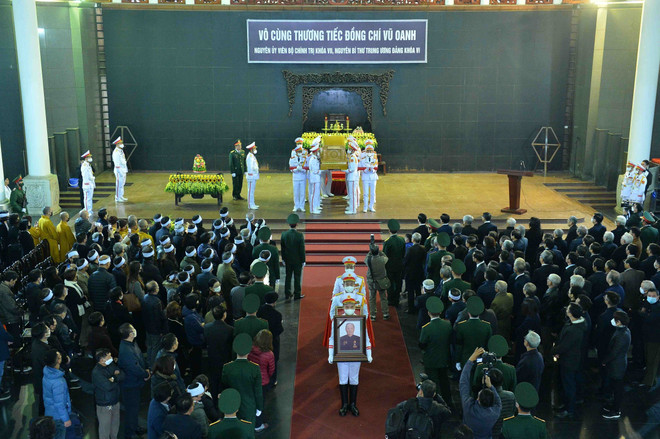 Tổ chức trọng thể lễ tang đồng chí Vũ Oanh theo nghi thức cấp Nhà nước ảnh 1