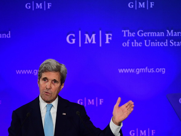 Ngoại trưởng Mỹ John Kerry. (Nguồn: AFP/TTXVN) Ngoại trưởng Kerry hy vọng ông Trump không phản đối TPP ảnh 1