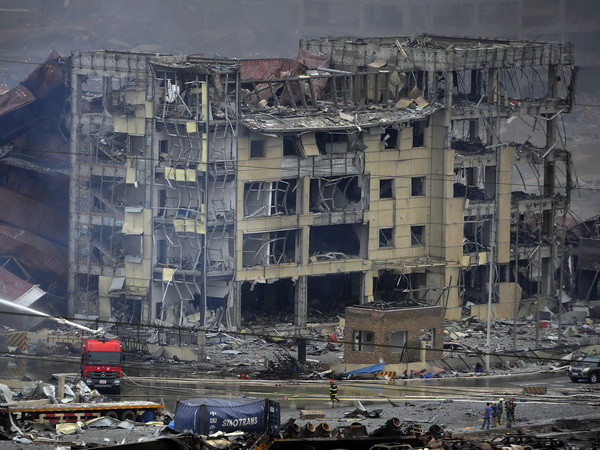 Việt Nam gửi lời chia buồn về vụ nổ lớn tại cảng Thiên Tân ảnh 1