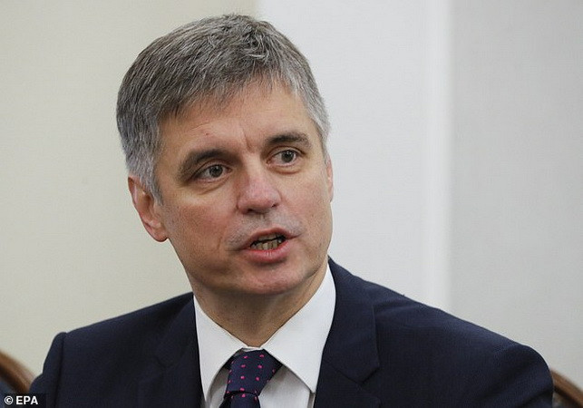 Bộ trưởng Ngoại giao Ukraine Vadym Prystaiko. (Nguồn: EPA) Tổng thống Ukraine nhận dữ liệu từ Mỹ về vụ rơi máy bay ở Iran ảnh 1