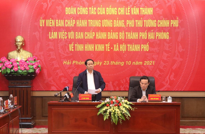 Phó Thủ tướng Lê Văn Thành: Hải Phòng cần duy trì mức tăng trưởng cao ảnh 1