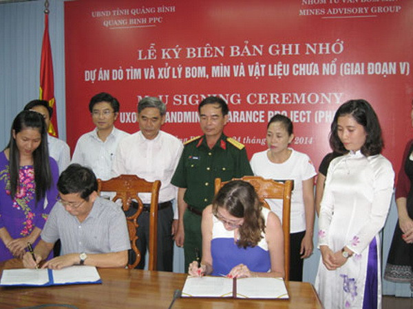 MAG tài trợ 3,9 triệu USD để xử lý bom, mìn ở Quảng Bình ảnh 1