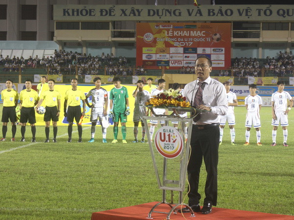 Khai mạc giải bóng đá U19 quốc tế lần thứ nhất năm 2017 ảnh 1