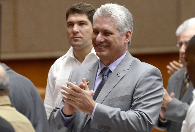 Tân Chủ tịch Cuba Miguel Diaz-Canel. (Ảnh: THX/TTXVN) Tổng thống Putin chúc mừng tân Chủ tịch Cuba Miguel Diaz-Canel ảnh 1