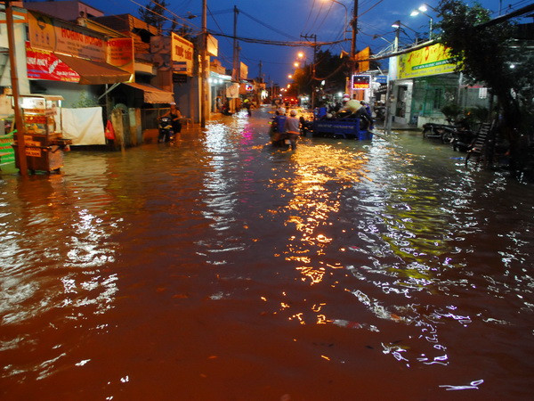 Thành phố Hồ Chí Minh: Triều cường sẽ đạt đỉnh vào chiều tối 8/10 ảnh 1