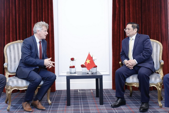 Thủ tướng Phạm Minh Chính tiếp Bí thư toàn quốc Đảng Cộng sản Pháp ảnh 1