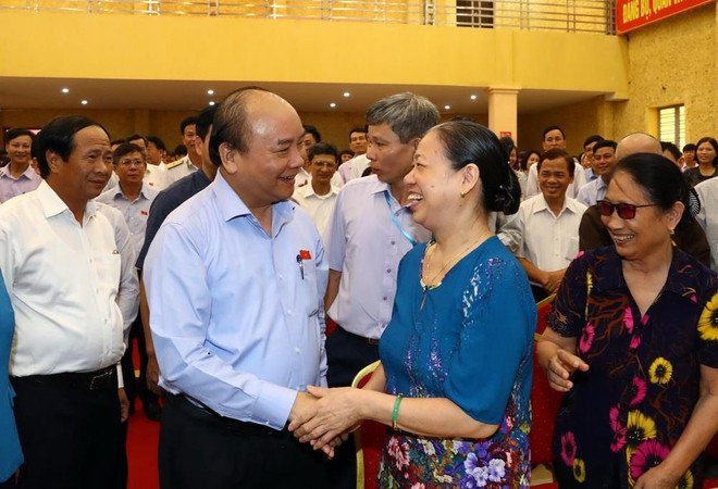 Thủ tướng Nguyễn Xuân Phúc tiếp xúc cử tri thành phố Hải Phòng ảnh 1