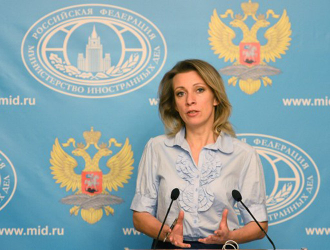 Người phát ngôn Bộ Ngoại giao Nga Maria Zakharova. (Nguồn: Sputnik/TTXVN) Nga cáo buộc Mỹ nới lỏng cung cấp vũ khí cho phe đối lập Syria ảnh 1