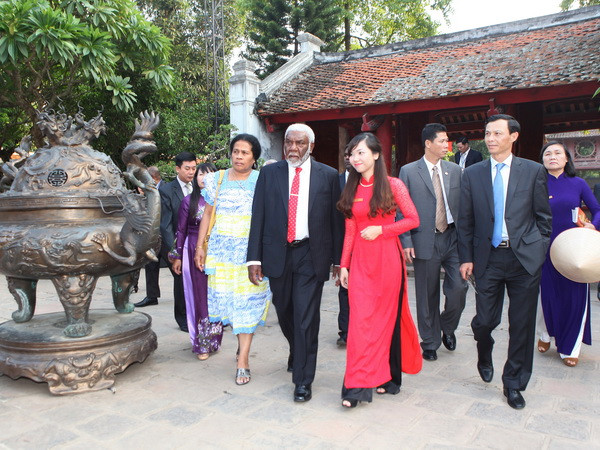 Chủ tịch nước Trương Tấn Sang tiếp Thủ tướng Vanuatu ảnh 1