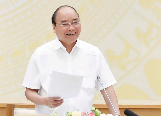 Thủ tướng Nguyễn Xuân Phúc. (Ảnh: Thống Nhất/TTXVN) Tiếp tục thi đua thực hiện thắng lợi nhiệm vụ phát triển KT-XH 2019 ảnh 1