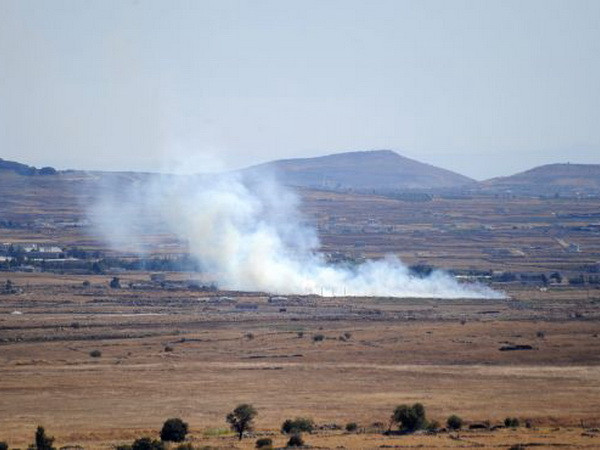 Đạn cối rơi vào khu vực Israel chiếm đóng ở Cao nguyên Golan ảnh 1