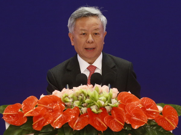 Chủ tịch AIIB Kim Lập Quần. (Nguồn: EPA/TTXVN) Mỹ có thể trở thành thành viên của AIIB dưới thời ông Trump ảnh 1