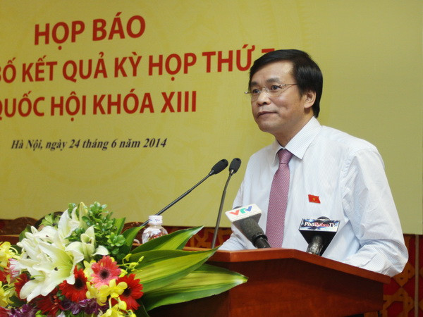 Họp báo công bố kết quả kỳ họp thứ bảy, Quốc hội khóa XIII ảnh 1