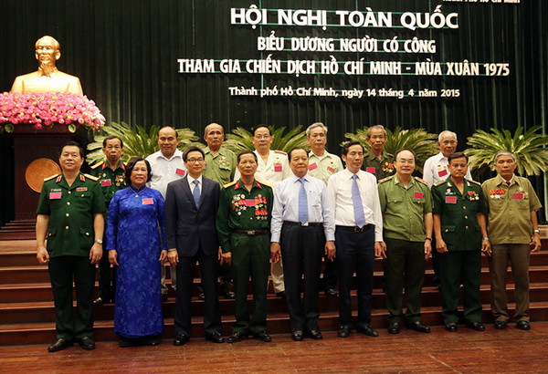 Biểu dương người có công tiêu biểu tham gia Chiến dịch Hồ Chí Minh ảnh 1