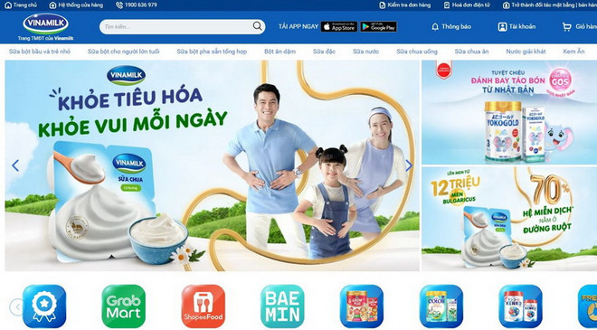 Website bán hàng trực tuyến giacmosuaviet.com.vn của Vinamilk. Vinamilk vẫn dẫn đầu nhiều ngành hàng sau 2 năm khó khăn vì COVID-19 ảnh 4