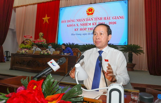 Phó Chủ tịch QH Trần Thanh Mẫn dự kỳ họp thứ nhất HĐND tỉnh Hậu Giang ảnh 2