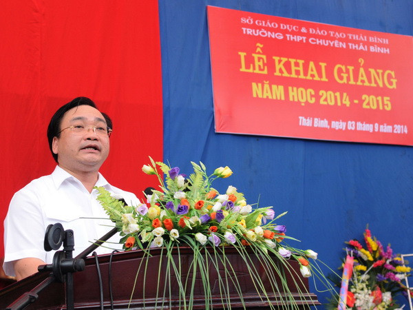 Lãnh đạo Đảng và Nhà nước dự lễ khai giảng năm học mới ảnh 4