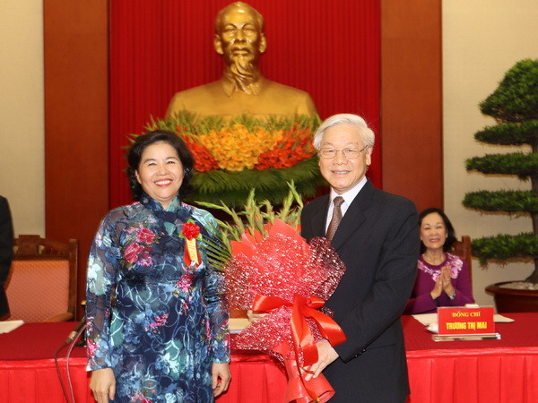 Tổng Bí thư gặp mặt đại biểu Chương trình Vinh quang Việt Nam ảnh 1