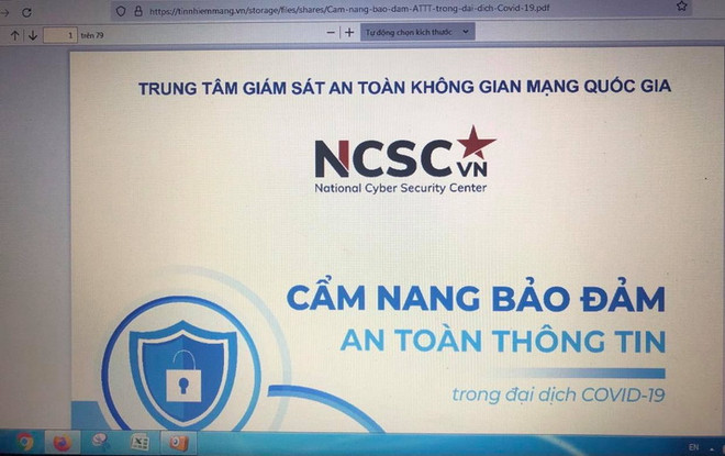 Hướng dẫn bảo đảm an toàn thông tin trong đại dịch COVID-19 ảnh 1