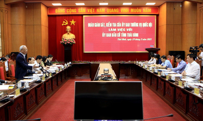 Phó Chủ tịch QH giám sát, kiểm tra chuẩn bị bầu cử tại Thái Bình ảnh 2