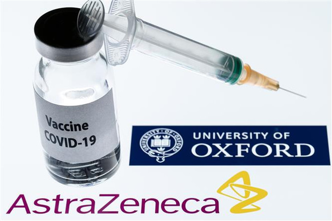 Hình ảnh mô phỏng vắcxin phòng COVID-19 do Hãng dược phẩm liên doanh Anh-Thụy Điển AstraZeneca phối hợp với Đại học Oxford phát triển. (Ảnh: AFP/TTXVN) AstraZeneca có thể phải cho thử nghiệm lại vắcxin ngừa COVID-19 ảnh 1