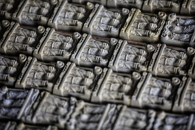 Làng nghề Địa Linh nặn tượng Táo quân tất bật vụ Tết cổ truyền ảnh 2