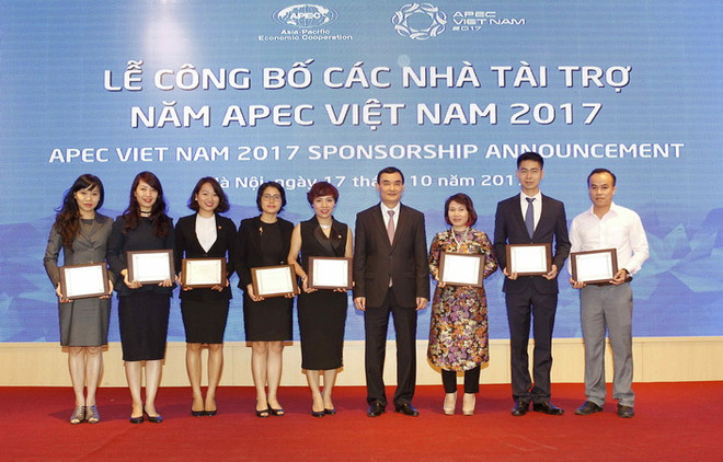 Công bố danh sách hơn 30 nhà tài trợ cho Năm APEC 2017 ảnh 1