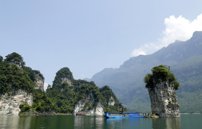 Hình ảnh khám phá vẻ đẹp lòng hồ thủy điện Lâm Bình ảnh 5